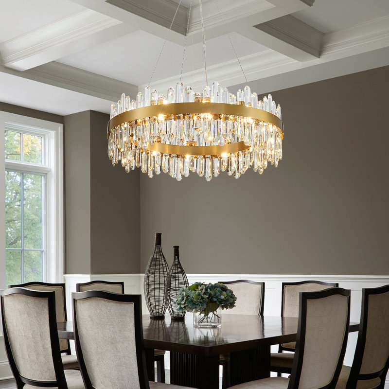 Mercer41 Xzavious Dimmable Cylinder Chandelier & Reviews